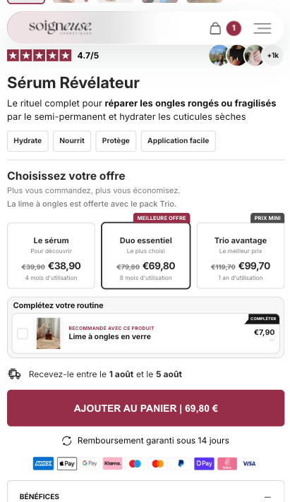 Projet réalisé par Scale Your Brand